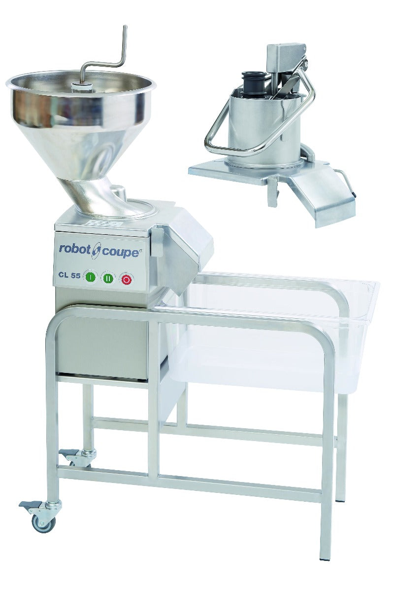 Commercial Food Processors - Robot Coupe Vegetable Preparation Machine - CL55 2 HEADS 3PH