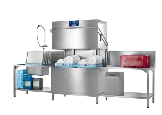Commercial Glass Washers -  Hobart AMXT Profi Glass and Dishwasher Double Rack
