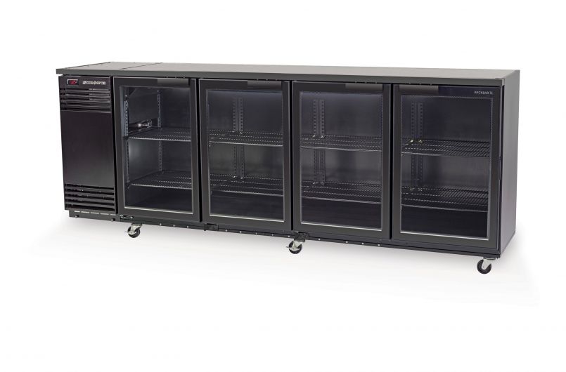 Commercial Upright Fridges - Skope BB780X-4SW 4 Glass Swing Door Fridge