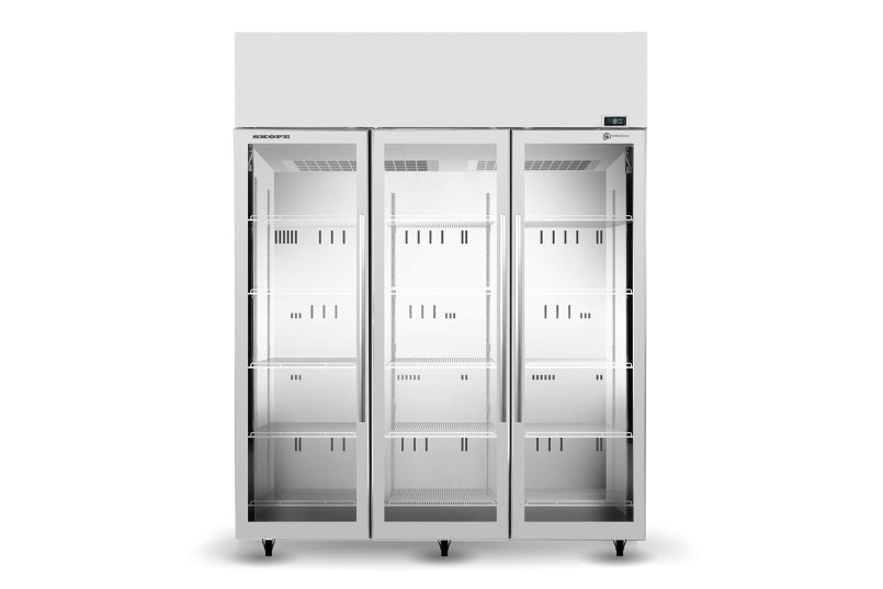 Commercial Display Fridges - Skope TME1500N-A 3 Glass Door Display or Storage Fridge