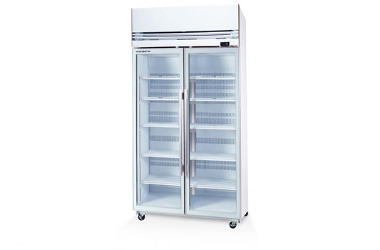 Upright Freezers - Skope VF1000X 2 Glass or Solid Door Top Mount Freezer