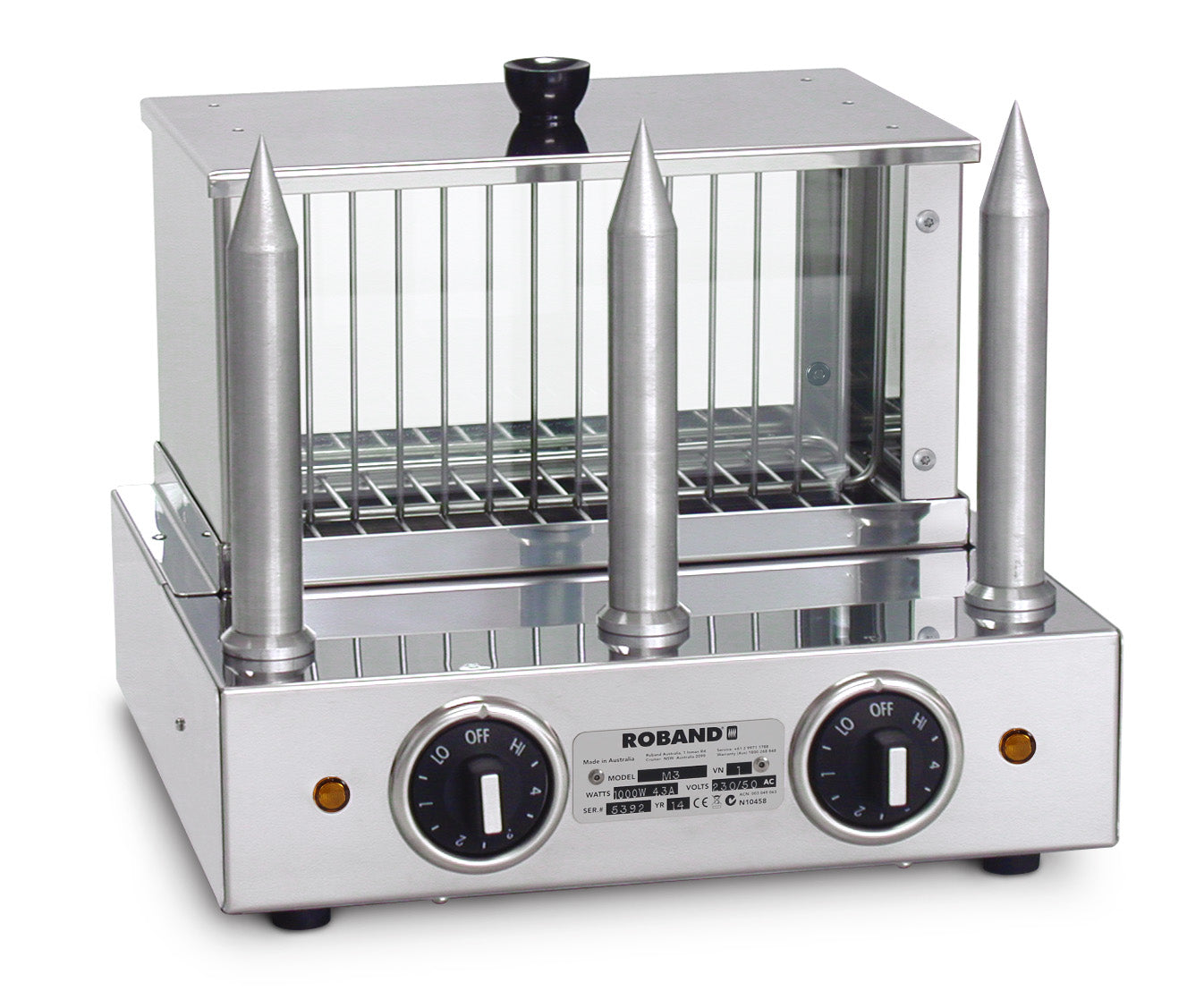 Hot Dog Makers - Roband M3 Hot Dog and Bun Warmer
