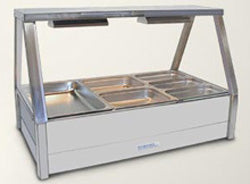 6 pans double row with roller doors