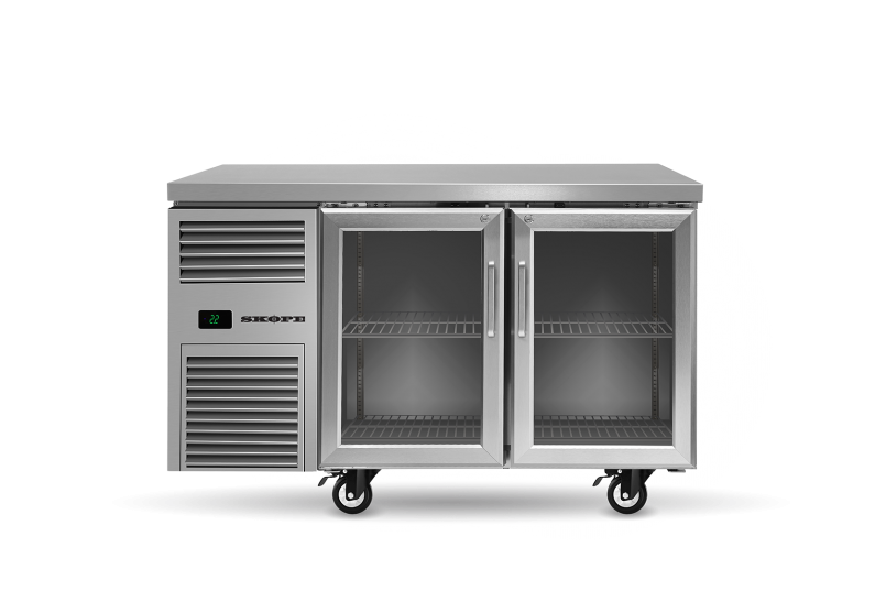 Skope RF7.UBR.2.GD ReFlex 2 Glass Door Underbench GN 1 / 1 Compatible Storage Fridge